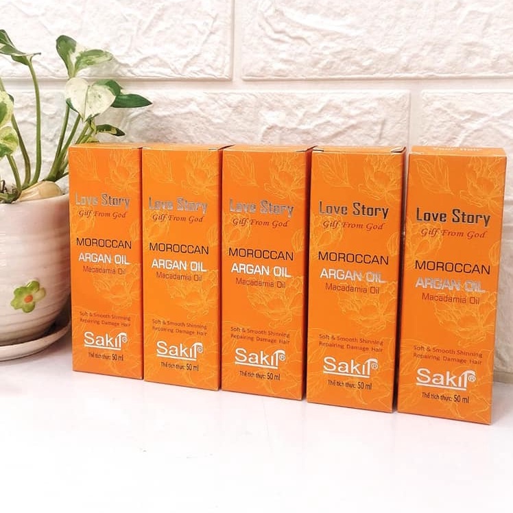 Tinh Dầu Serum Dưỡng Bóng Và Phục Hồi Tóc Sakil 50ml