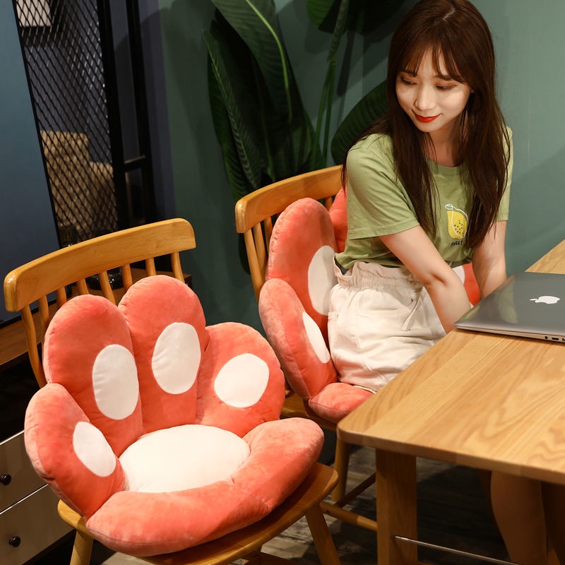 Đệm lót ghế ngồi hình chân mèo dễ thương