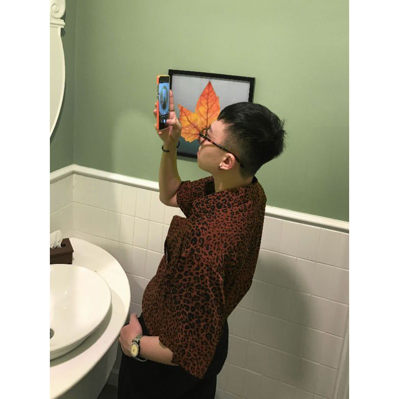 Unisex Shirt US-9 Sơ mi Họa tiết Oversized Nam Nữ | BigBuy360 - bigbuy360.vn