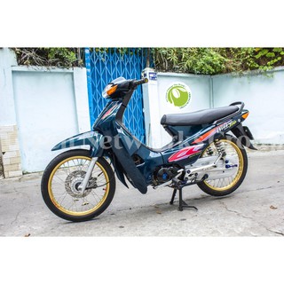 Tem xe Wave Thái 3 lớp Wave S110 đời 2000 ( Đỏ Tím) Greennetworks