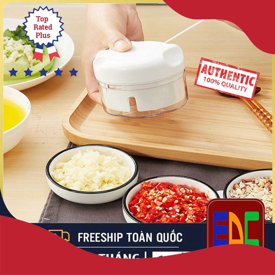 [ HOT] - Tâm Đức - ❤️FREESHIP❤️Dụng Cụ Xay Tỏi Ớt Kéo Tay-Mini Food Chopper-Tiện Lợi, Đa Năng