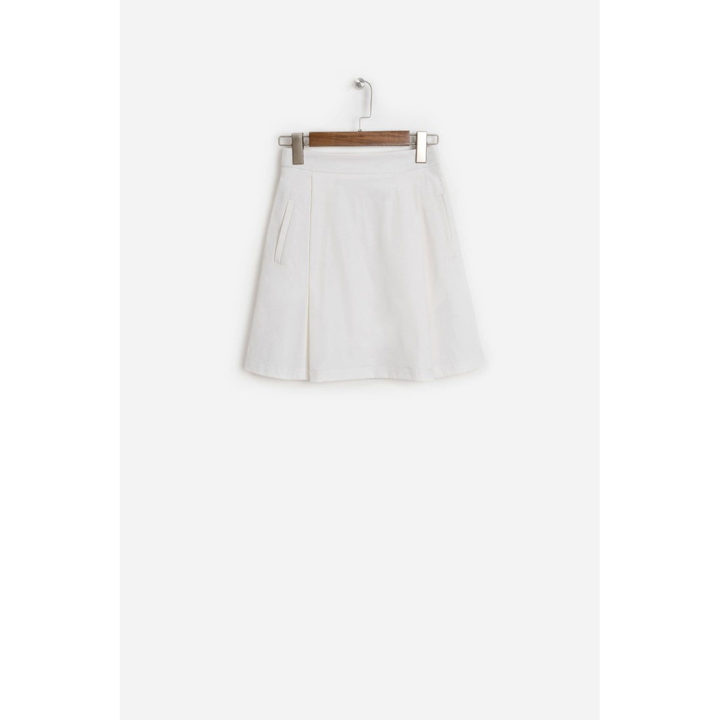 Chân xếp ly ngắn nữ MADELEN dáng chữ A vải cashmere | BigBuy360 - bigbuy360.vn