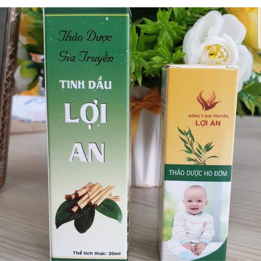 [CHÍNH HÃNG] Combo Tinh dầu Lợi An hết ho chỉ cần bôi không cần uống