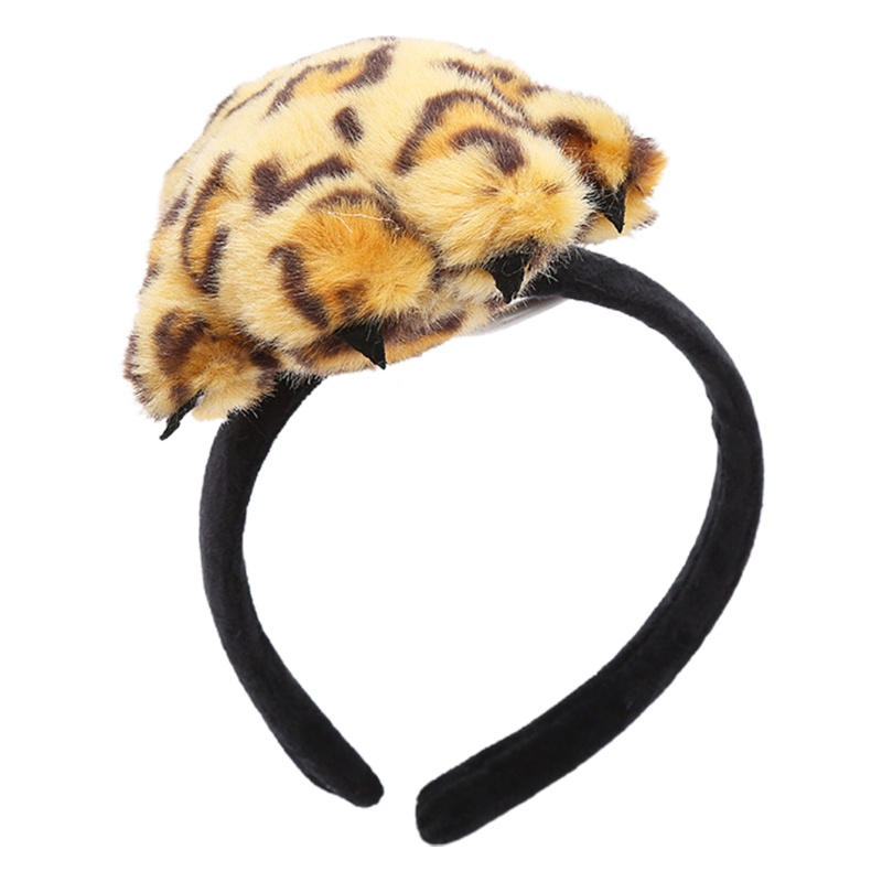 Flgo Băng Đô Mềm Mại Họa Tiết Da Báo Dùng Hóa Trang Sáng Tạo