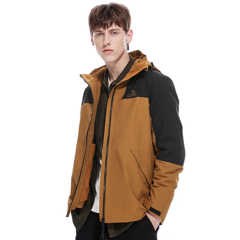 Áo Khoác Chống Thấm Nước Có Thể Tháo Rời Lạc Đà Cho Nam