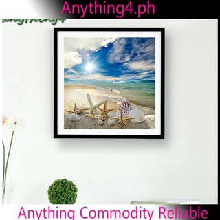 Bộ Tranh Đính Đá 5d Tự Làm Hình Bờ Biển Độc Đáo Đẹp Mắt 30x40cm