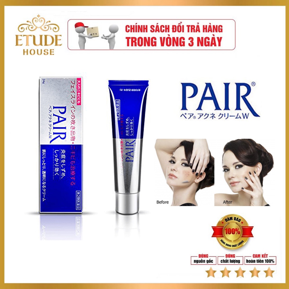 Kem ngừa mụn Pair Acne W Cream Nhật Bản - Kem mụn PAIR Nhật Bản 24gr sạch mụn chỉ trong 7 ngày