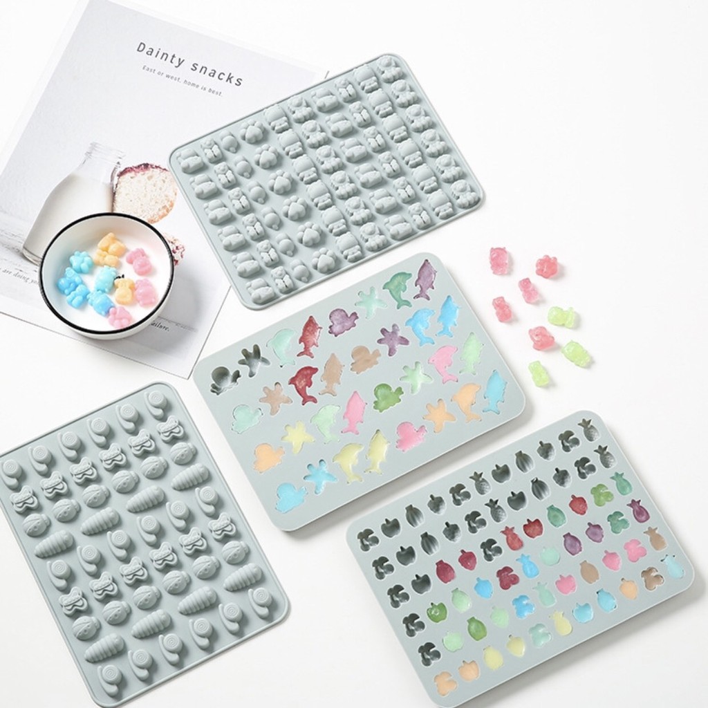 Khuôn Silicon Làm Kẹo Dẻo Chip Chip Nhiều Mẫu Mới