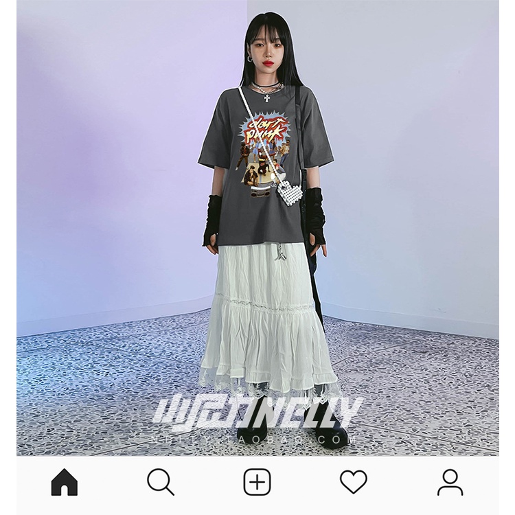 Áo thun tay lỡ nam nữ, áo phông unisex form rộng chất cotton mát mịn thấm hút mồ hôi PUNK