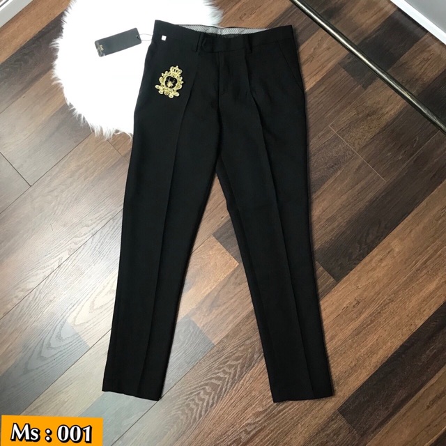 [ GIẢM 30% ] QUẦN ÂU LOGO ĐÍNH ĐÁ KHÂU SIÊU BỀN | BigBuy360 - bigbuy360.vn