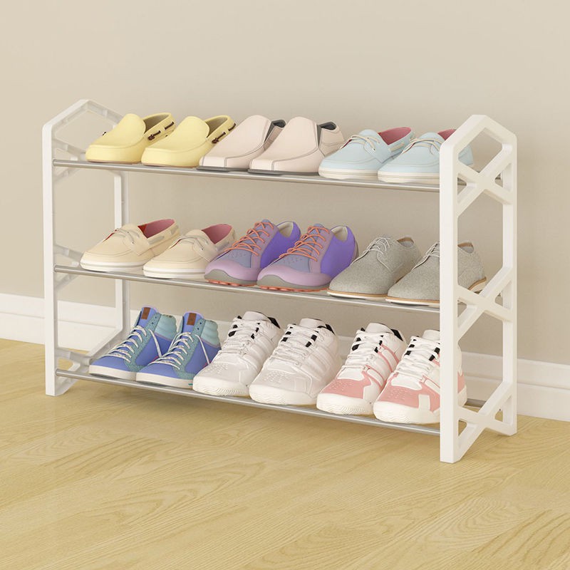 Kệ để giày Giá nhiều lớp đơn giản Tủ gia đình tiết kiệm cửa phòng ngủ lưu trữ chống bụi tỉnh ưu đãi đặc biệt nhỏ tạ