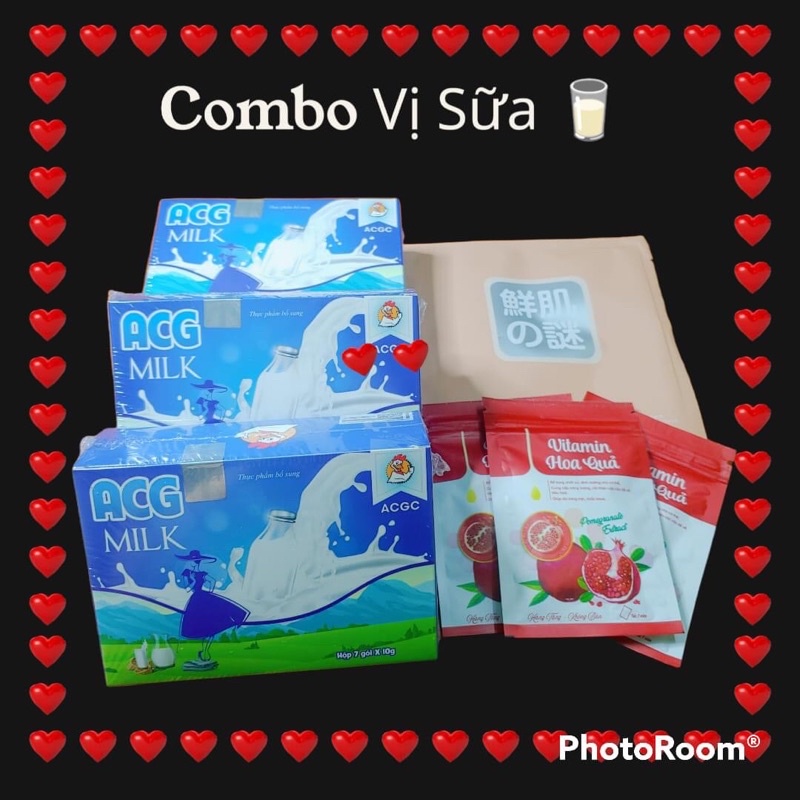 GIẢM CÂN ACG VỊ SỮA (TẶNG KÈM QUÀ)