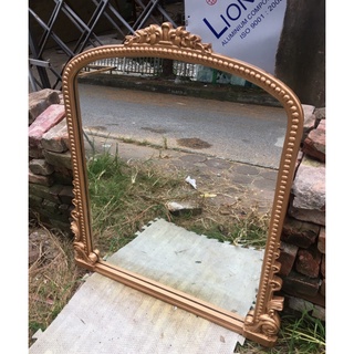 ( KT 75*95 cm) Gương vintage khung gỗ DPGG02