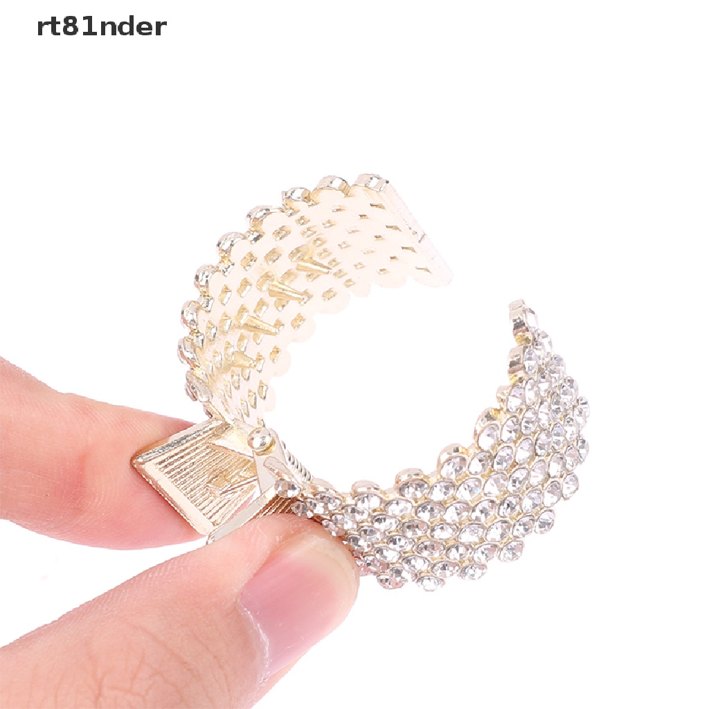 Kẹp Tóc Đuôi Ngựa Đính Đá &amp; Ngọc Trai Giả