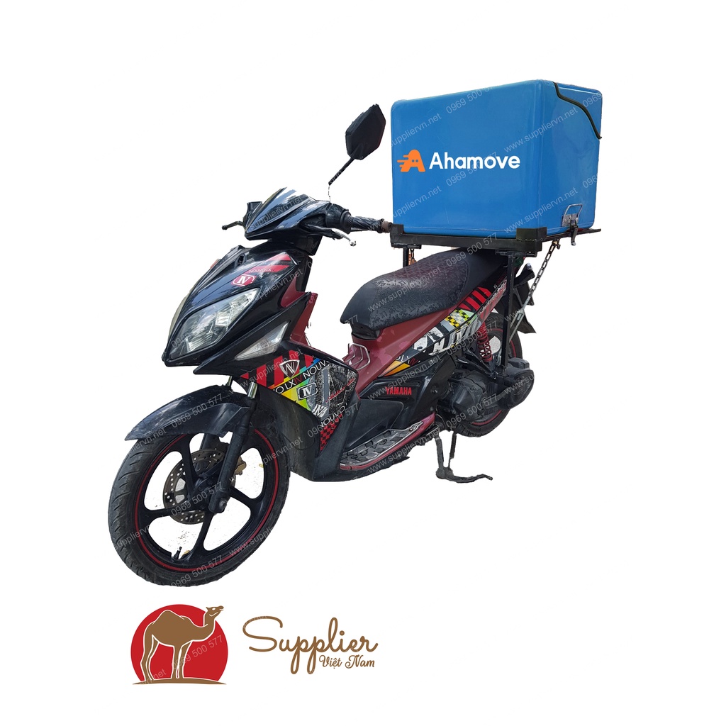 Thùng composite chở hàng giao nhận bằng xe máy 💖FREESHIP💖 kích thước 66x52x47CM MSP: TCH010