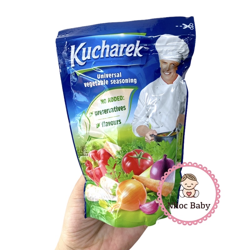 Hạt nêm rau củ Kucharek (Đức) 200g/300g (cho bé 12m+)