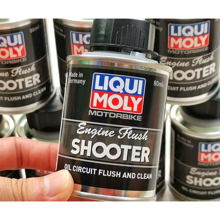 (Nhập khẩu Đức) Dung Dịch Súc Rửa Động Cơ Liqui Moly Motorbike Engine Flush Shooter