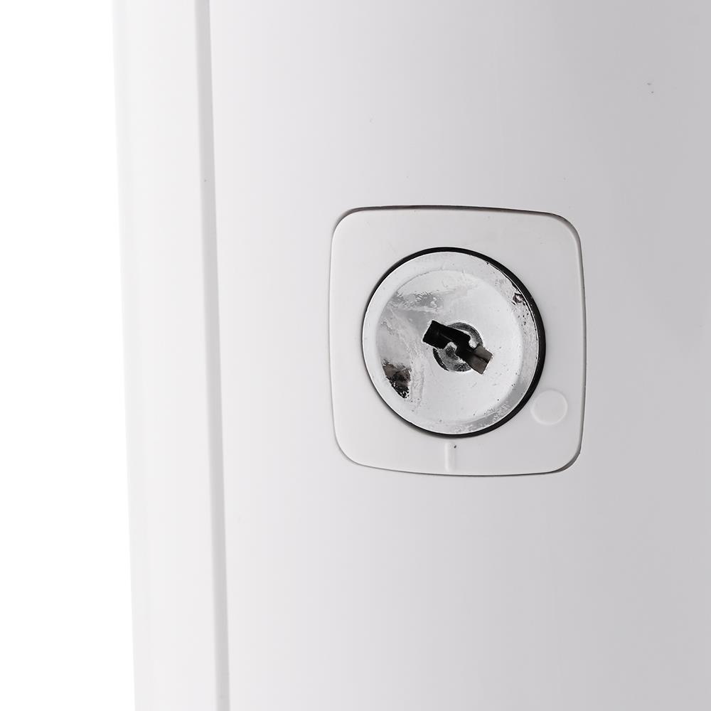 HomeBase MOYA Hộp đựng giấy vệ sinh bằng nhựa HSDE6002 W29.5xD9.5xH24 Cm màu trắng