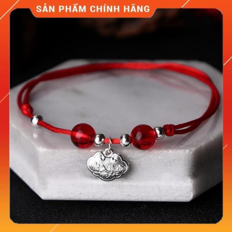 [Bản Mới Nhất] Lắc chân nữ chỉ đỏ cầu may mắn đính hạt phong cách Hàn Quốc 14 mẫu JL64