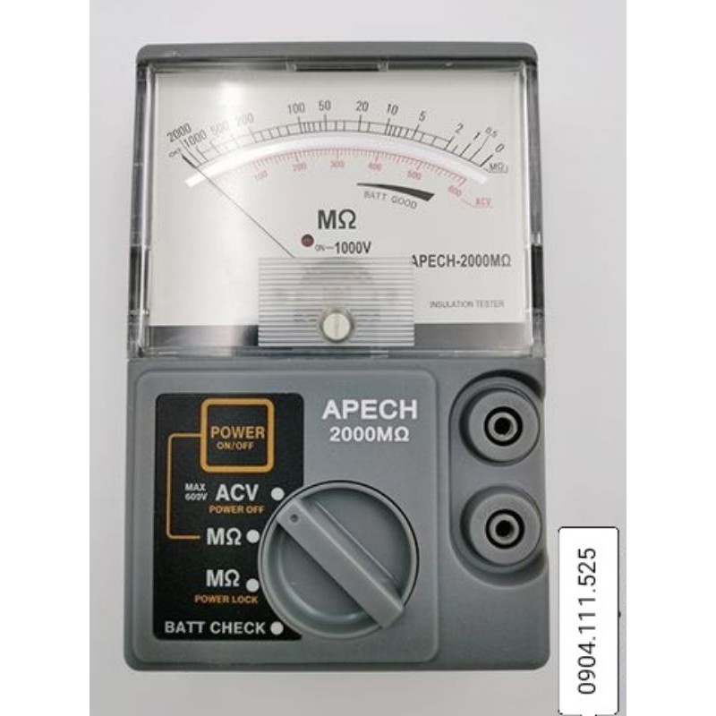 Đồng hồ đo điện trở cách điện APECH-2000MΩ