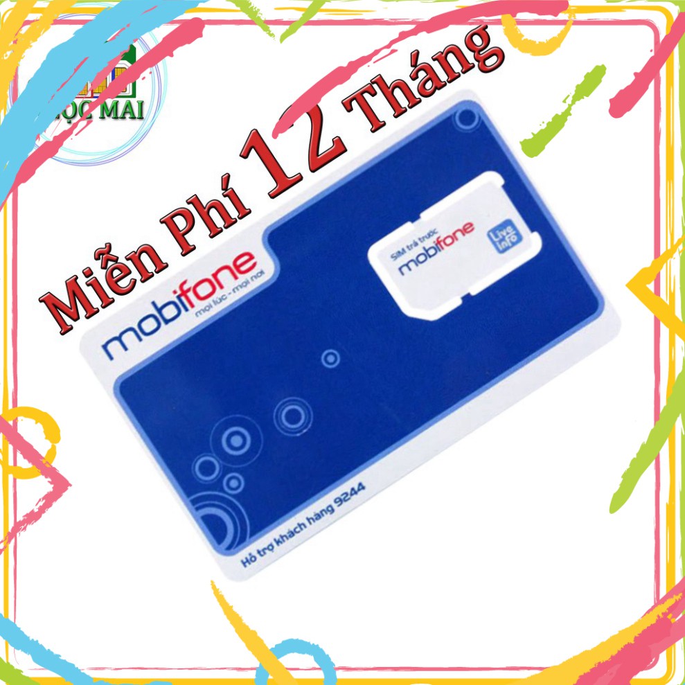 GIẢM GIÁ 50% Sim 4G Mobifone F120WF Trọn Gói 1 Năm - Không Giới Hạn Data - 1gb/ngày - 360gb/năm - xà GIẢM GIÁ 50%