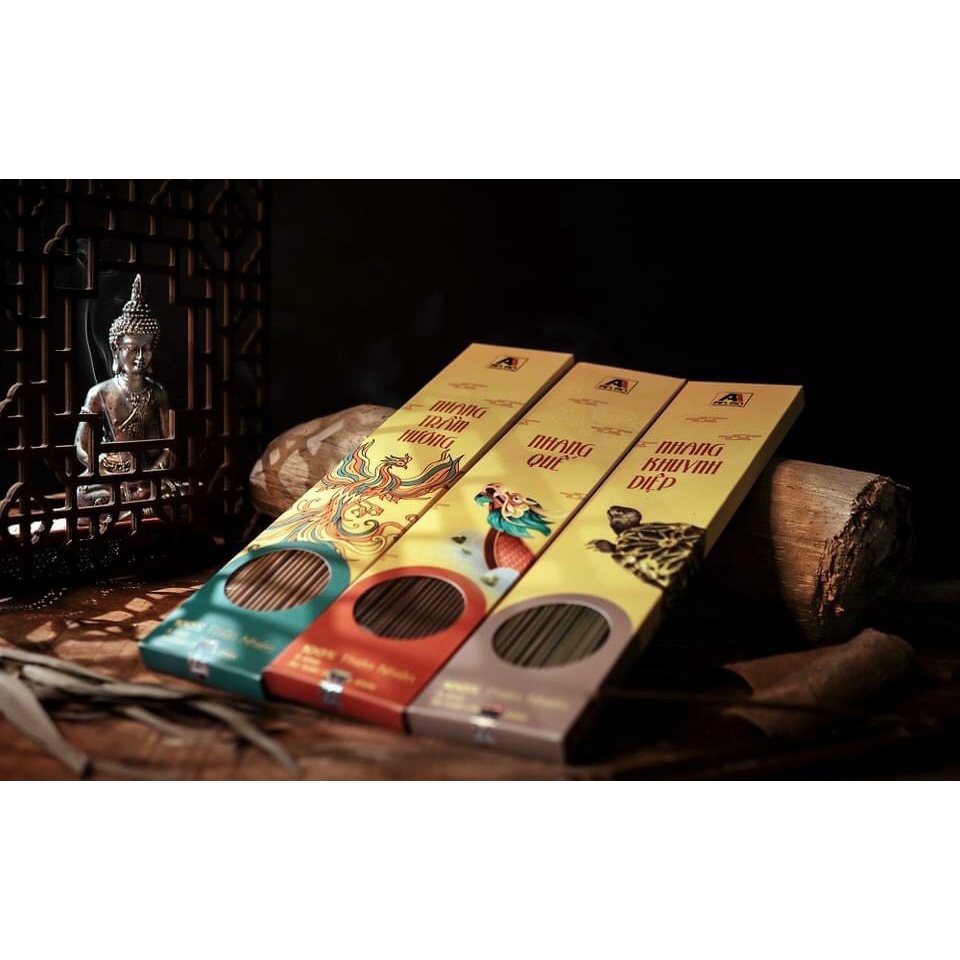 Combo 3 gói Nhang hữu cơ trầm hương, khuynh diệp, quế - Nhà Mỵ SHop