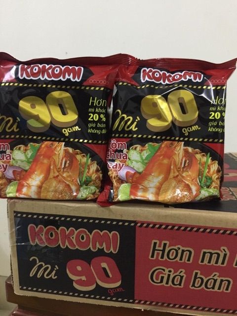 Thùng Mì kokomi đại gói 90g - có bán lẻ