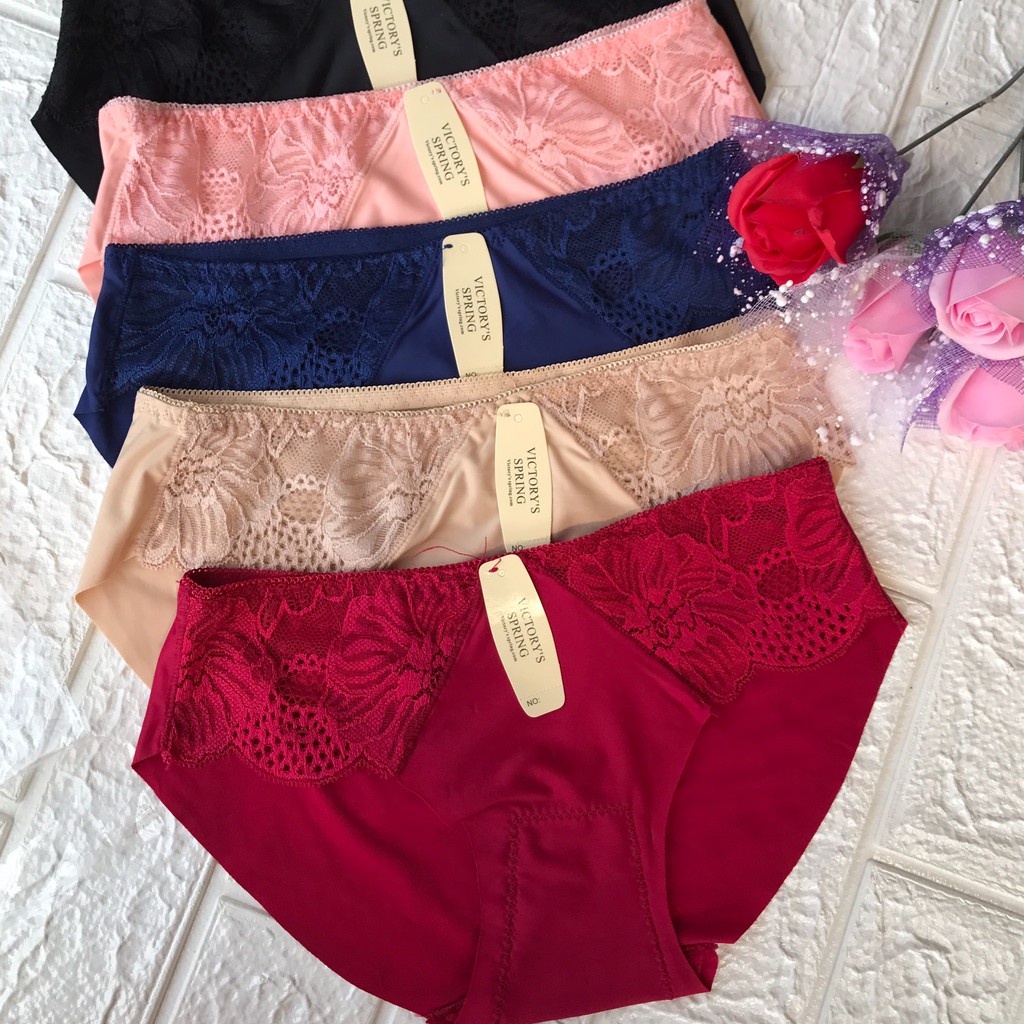 Quần lót nữ Thun Phom ôm, tôn dáng nâng cao phối viền ren hoa cao cấp 8423 - QL111