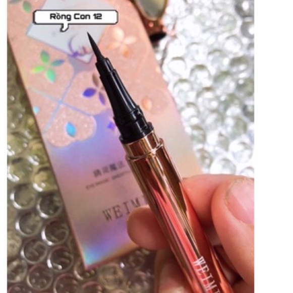 ✨ Bút Kẻ Mắt Chống Trôi, Đầu Mảnh Weimikou Gương Ma Thuật ✨