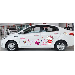 Sticker trang trí nhà cửa Decal dán tường Mèo Kitty - DB005