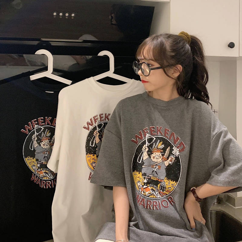 NRVP Áo Thun Nữ Cổ Tròn Tay Ngắn Thời Trang 2021