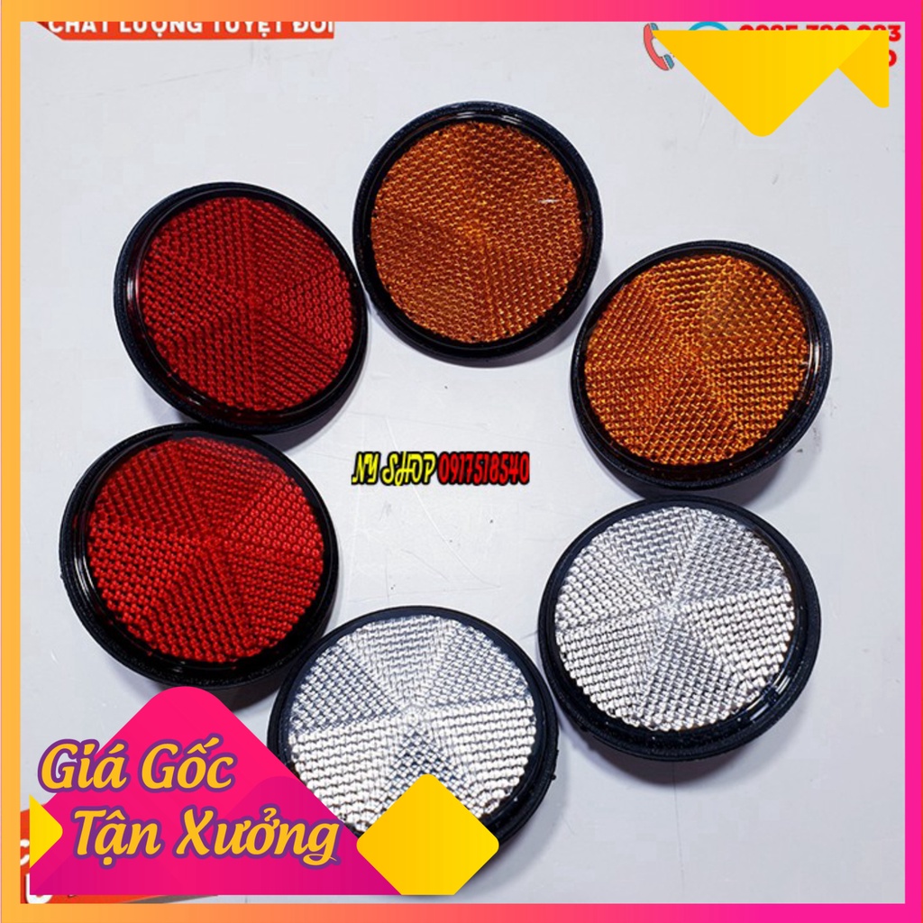 ĐÈN PHẢN QUANG (MẮT MÈO) ZHIPAT GẮN ĐUÔI BIỂN SỐ CHO MỌI LOẠI XE  (Ảnh Sp thật)