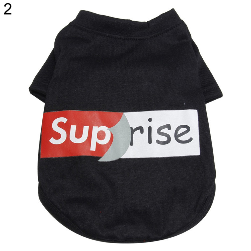 Áo thun thể thao hình hoạt họa mềm mại thoáng khí vào mùa hè cho cún cưng