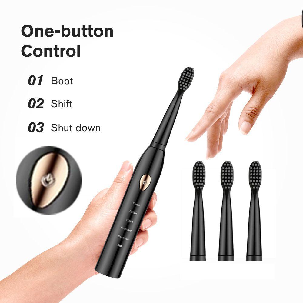 Bàn Chải Đánh Răng Điện Tử Thông Minh Sạc USB ​ Dụng Cụ Vệ Sinh Miệng Tự Động Chất Lượng Cao