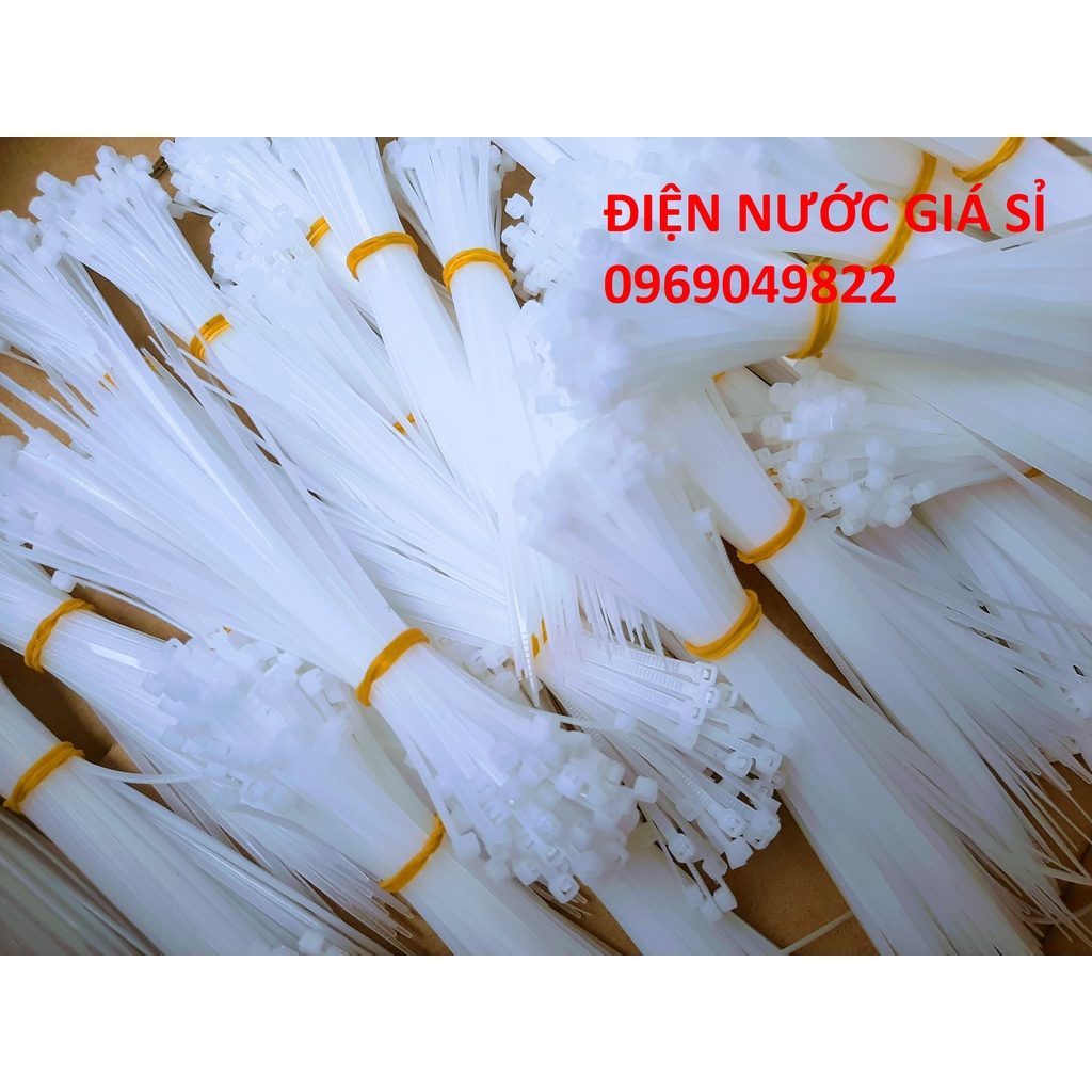 1 Kg Dây Rút Nhựa, Dây Thít Nhựa Dài 15cm Loại Nylon PA66 Cao Cấp