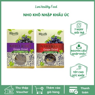 Nho khô 100% nhập khẩu úc thơm ngon bổ dưỡng