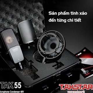 Mic thu âm cao cấp TAK55 chuyên nghiệp chính hãng bảo hành 12 tháng