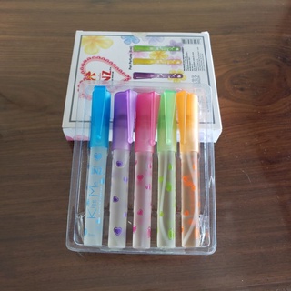 Nước hoa bút 5 cây inz mic 5 màu 10ml☆kiss me