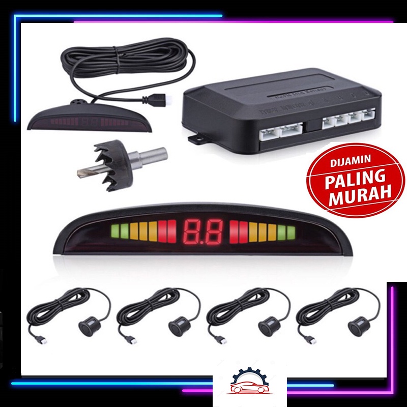 Bộ Cảm Biến Đỗ Xe 4 Điểm Cộng Với Màn Hình LCD | BigBuy360 - bigbuy360.vn