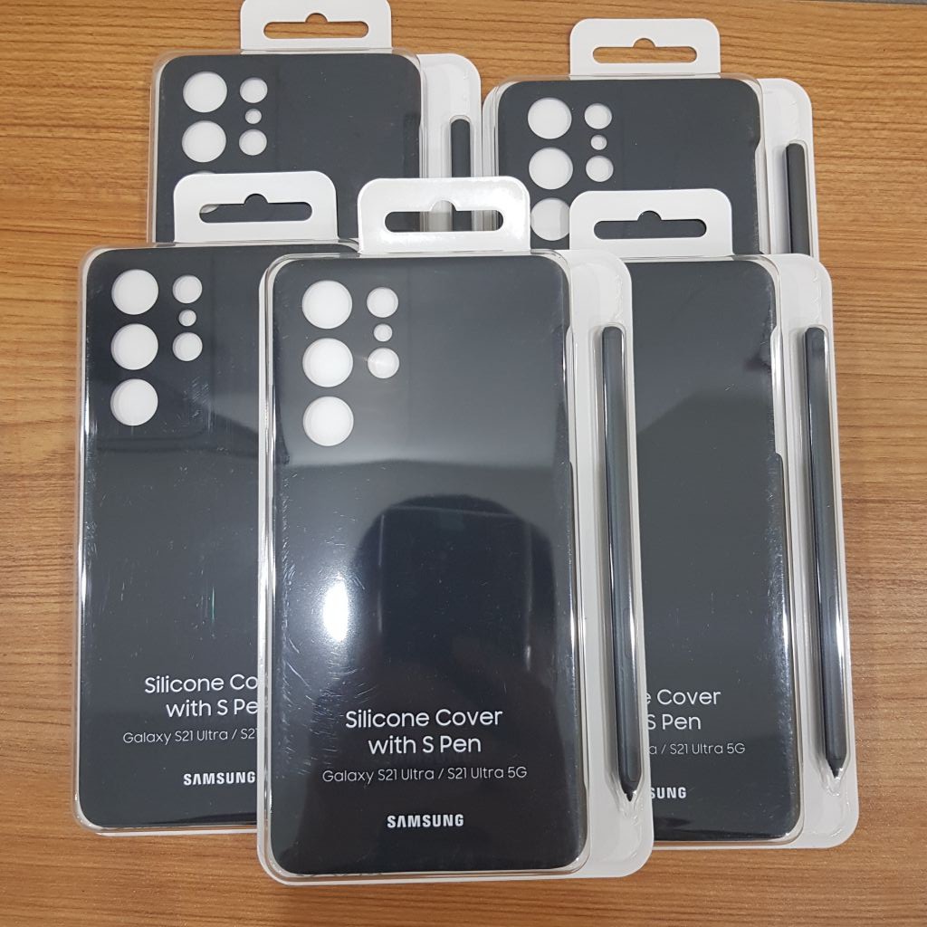 Ốp Lưng Silicon Kèm Bút S Pen Samsung Galaxy S21 Ultra - Chuẩn Zin New