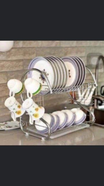 Kệ ÚP BÁT 2 TẦNG INOX