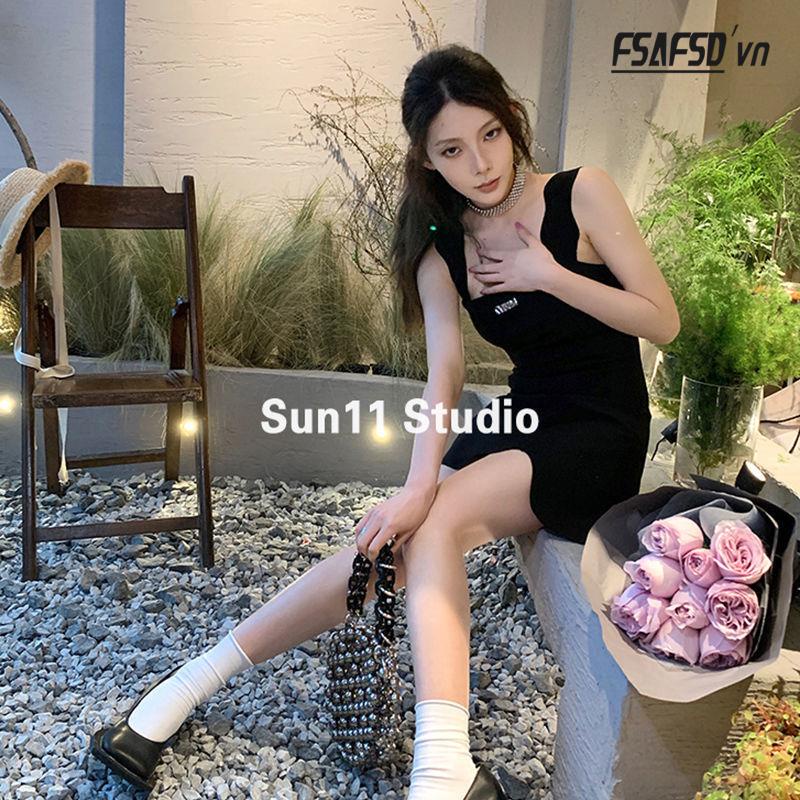 Đầm Đen Nhấn Eo Tôn Dáng Thời Trang Cho Nữ