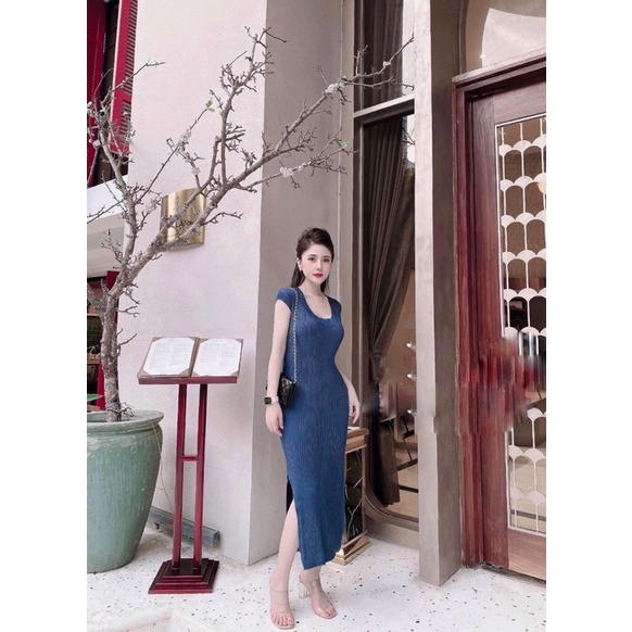 Đầm Len Mongtoghi Tay Cánh Dáng dài