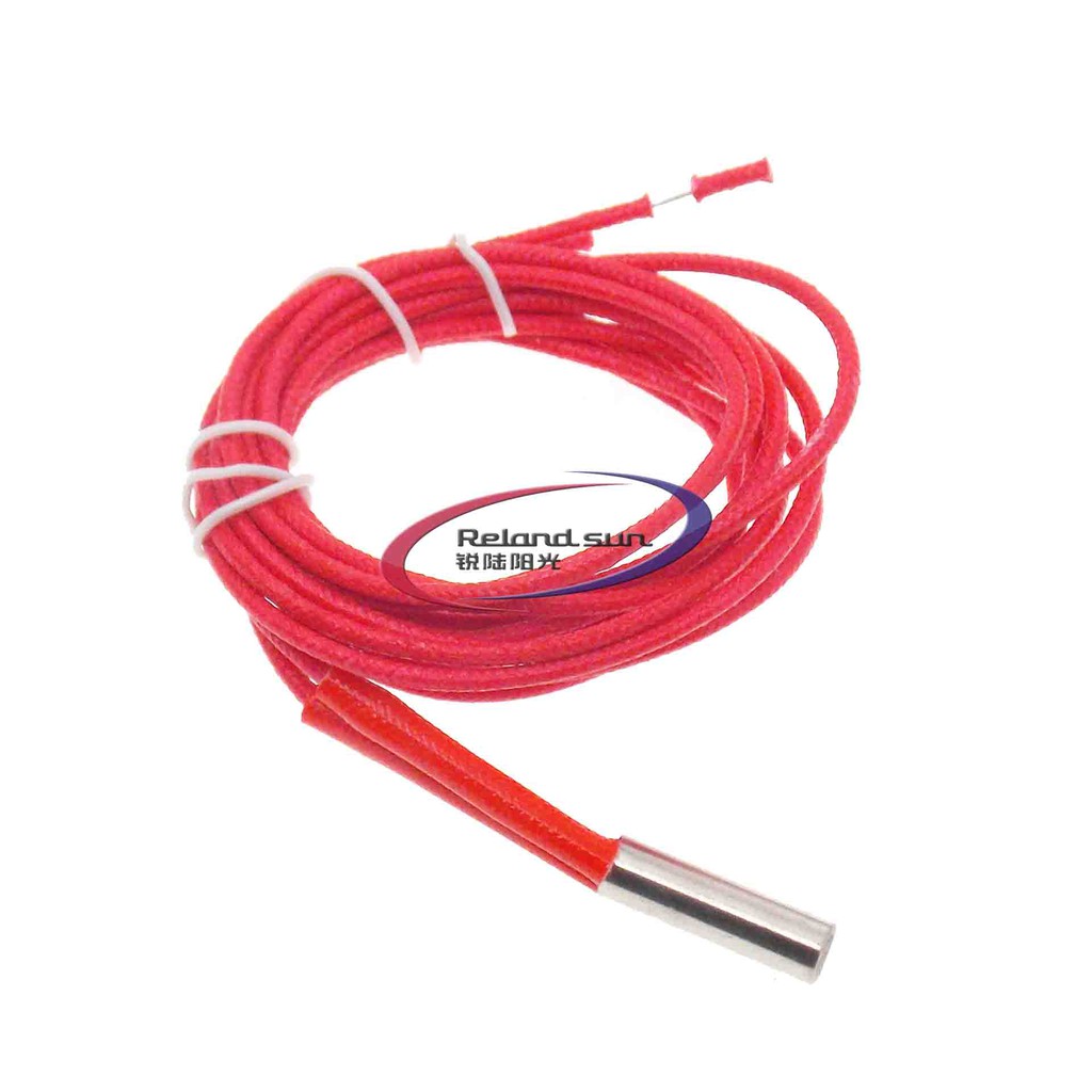 3D Printers Cartridge Heater 12V/24V 40W 6*20mm 1m For MK Mendel Reprap Extruder Parts 12V 24V 40W Heat Part