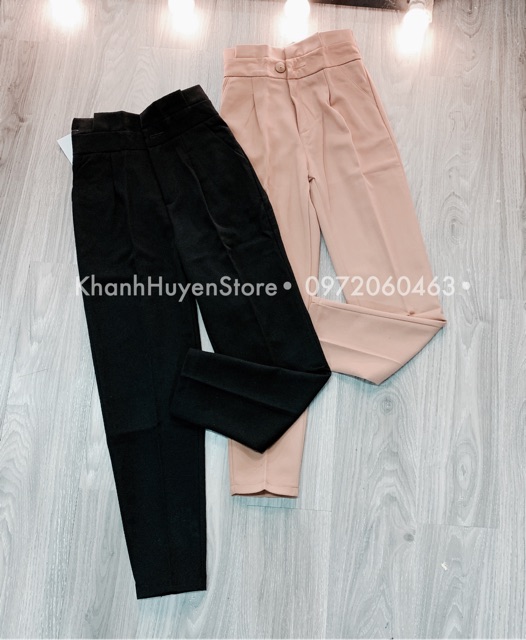 Quần Baggy Cạp Bèo KH150 – Quần Tây Nữ Công Sở Cạp Cao Xếp Ly Tôn Dáng | BigBuy360 - bigbuy360.vn