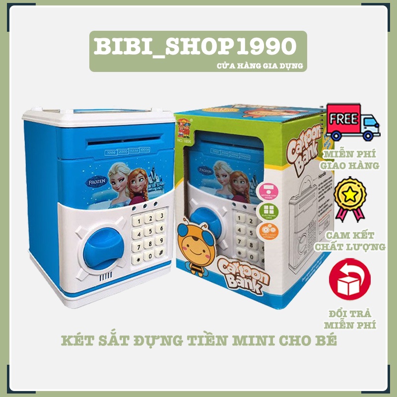 Két sắt mini cho bé đựng tiền - Két sắt mã số thông minh cho bé tiết kiệm tiền