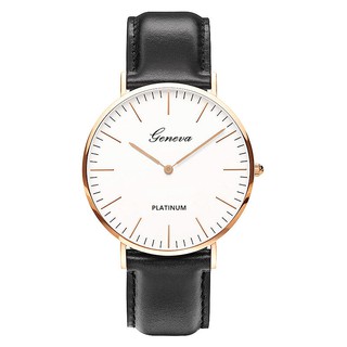 Đồng hồ nam dây da tổng hợp Geneva PKHRGE037