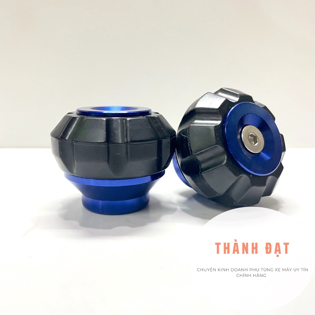 Gù chống đổ xe máy trước và sau CNC nhôm siêu bền