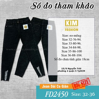 Jean Dài Co Giãn Bigsize FD2450 Size 32-36