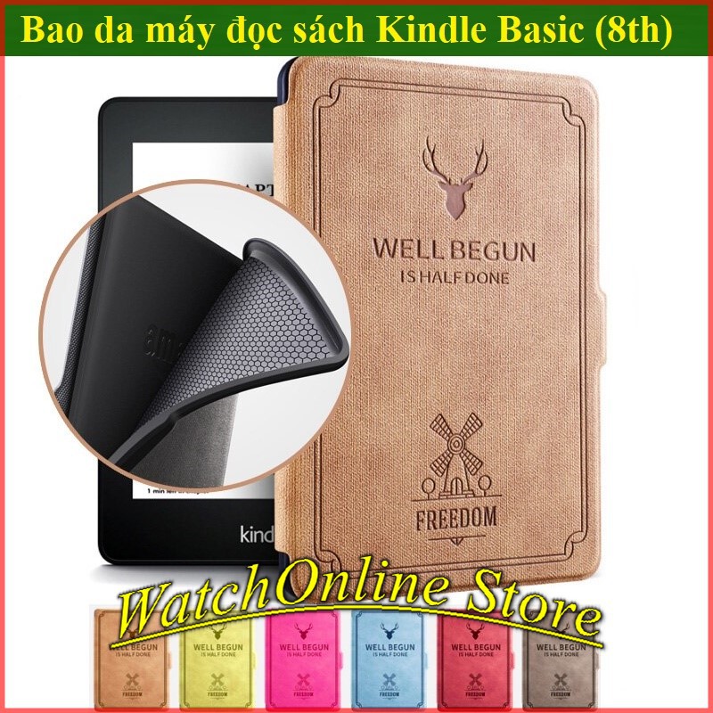 [Kindle Basic] Bao da máy đọc sách Kindle Basic (8th)